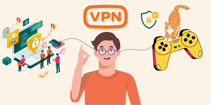 What can I do with a VPN. The boy is thinking